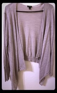 torrid Tops - Torrid size 2 grey shawl wrap EUC torrid Tops - Torrid size 2 grey shawl wrap EUC